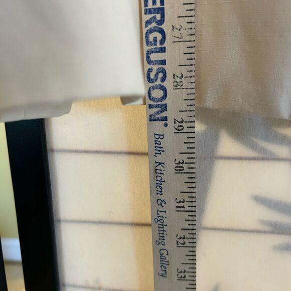 Travis Ayers Embroidered Eyelet Detail Cream Beige Linen Blazer 16 - Picture 7 of 9